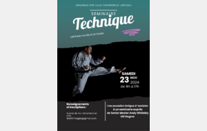 Séminaire technique 8eme dan 